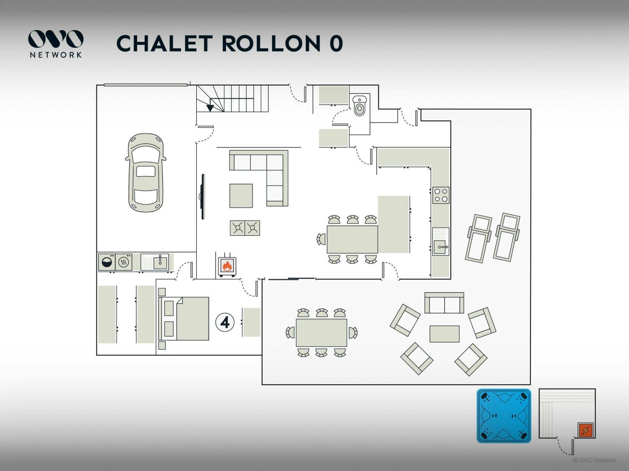 Chalet De Rollon - Ovo Network โธนส์ ภายนอก รูปภาพ